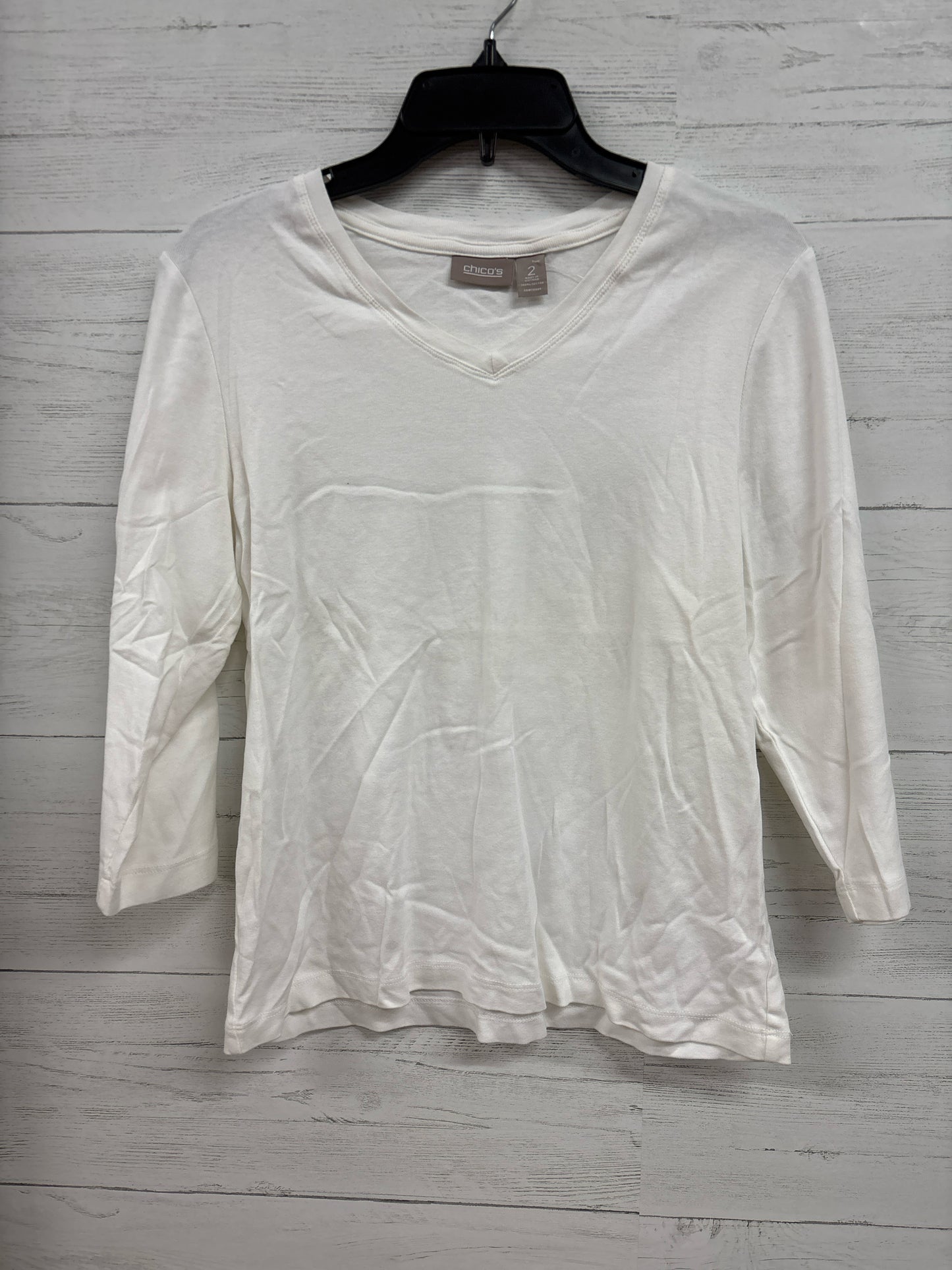 Size L Chico's Design White Shirt