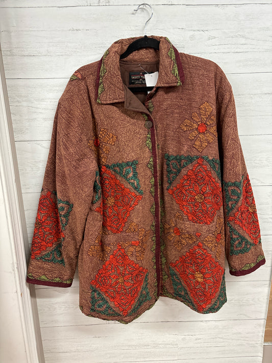 Size M/L Sacred Threads Brown/Orange Jacket (Outdoor)