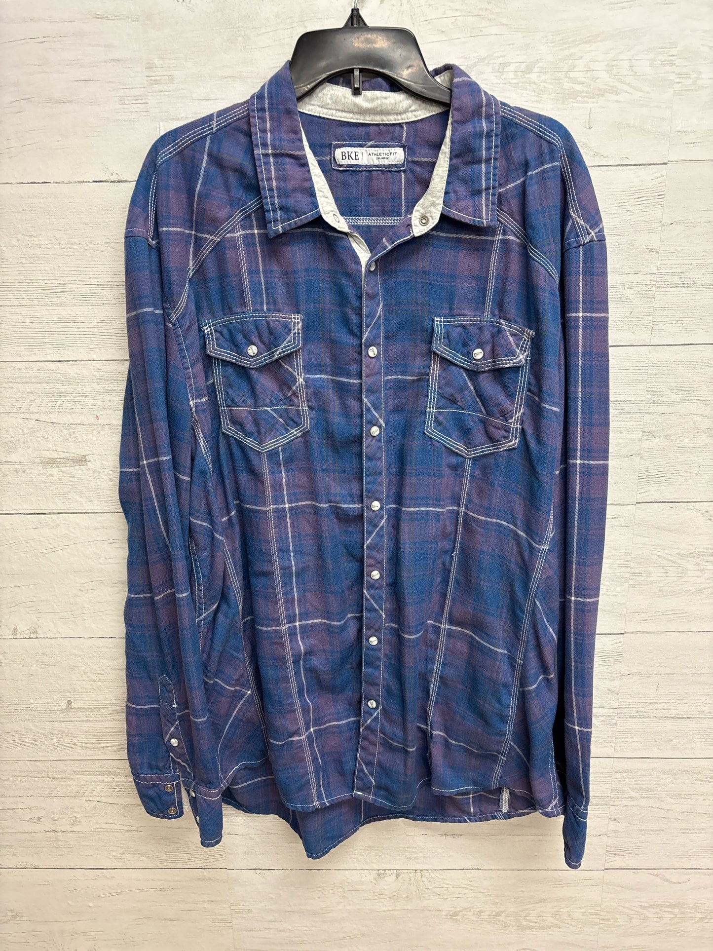 Size 3X BKE Purple Mens Shirt