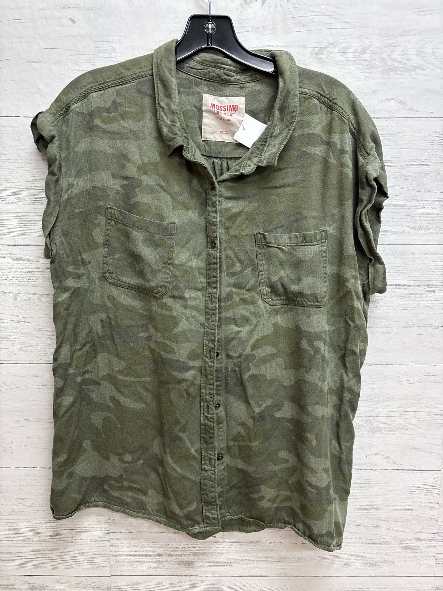Size L Mossimo Supply Co. Green Womens Shirt
