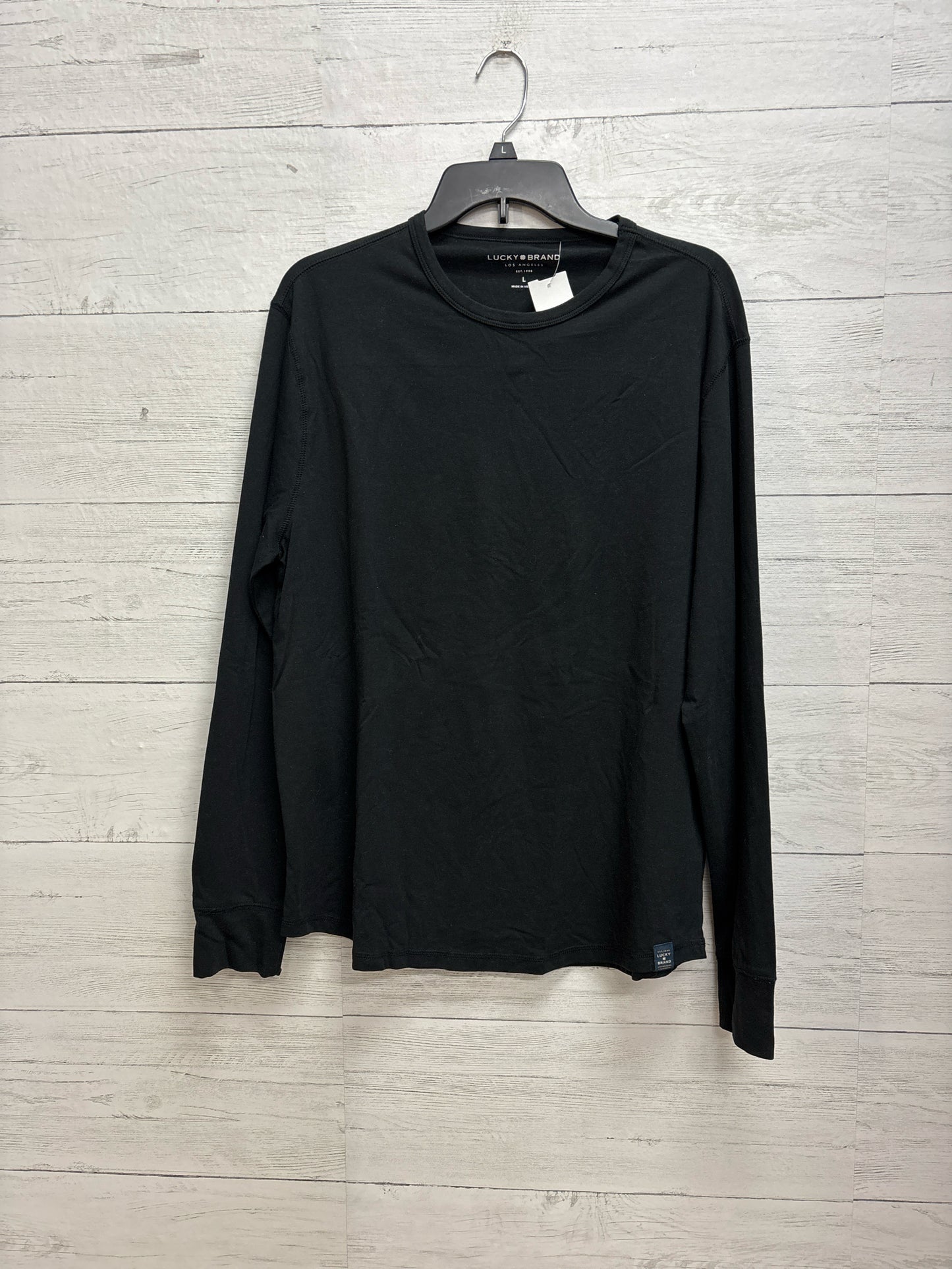 Size L Lucky Black Mens Shirt