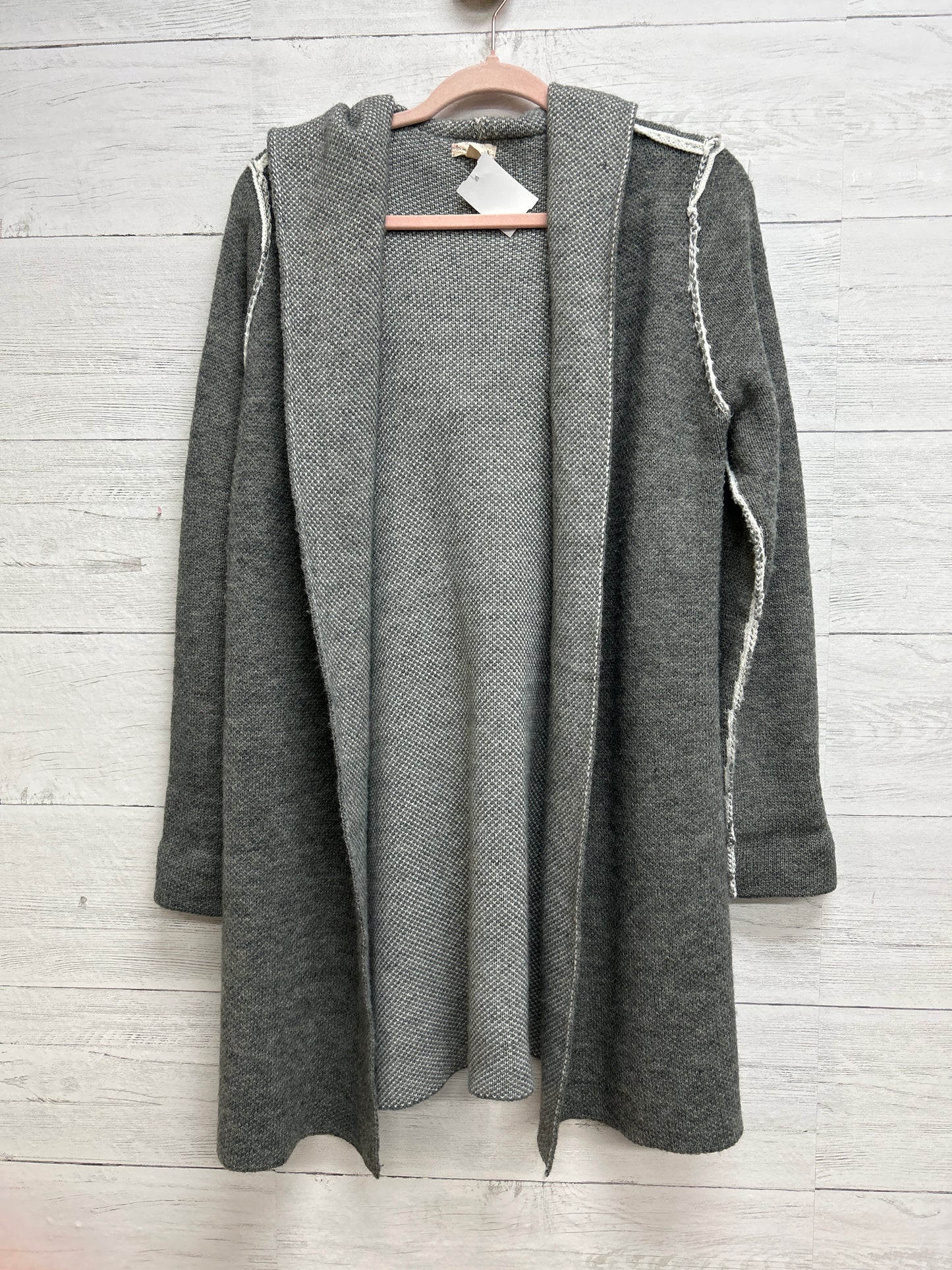 Size M Hem & Thread Grey Cardigan