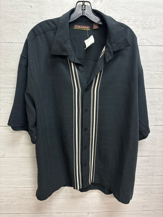 Size XXL Cubavera Black Mens Shirt