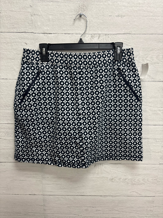 Size L Talbot's Navy/White Skort