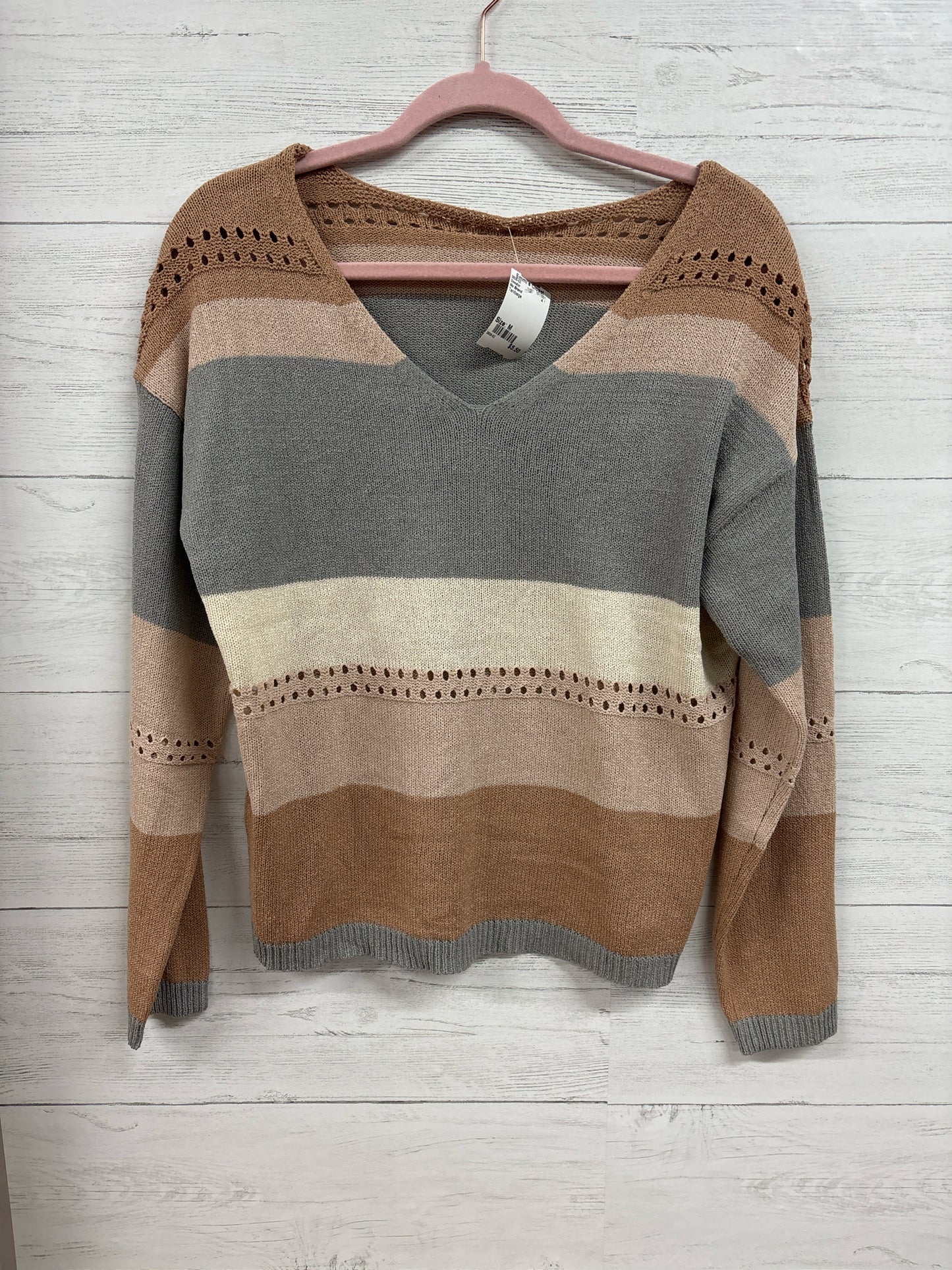 Size M No Brand Tan/beige Sweater