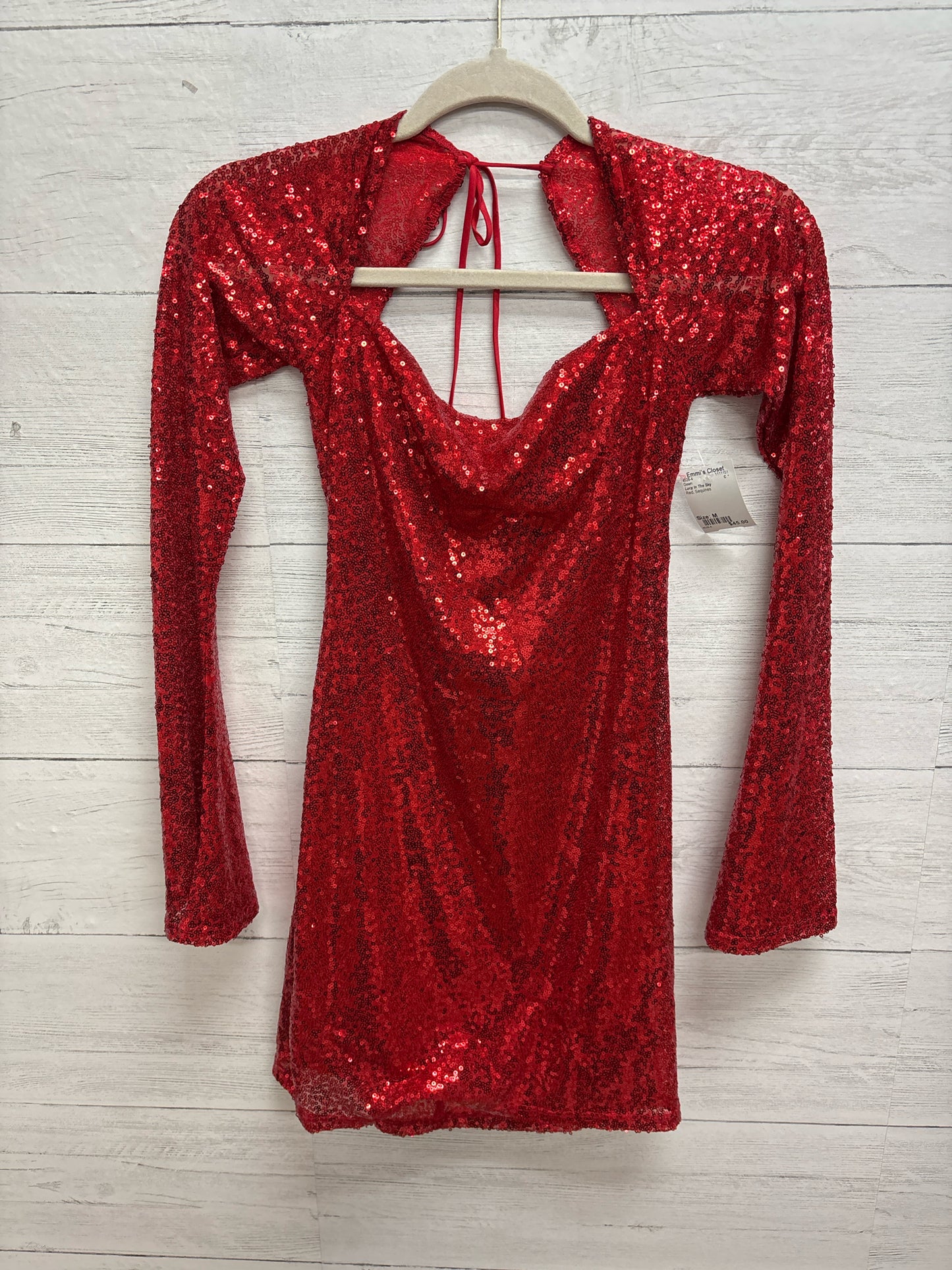 Size M Lucy In The Sky Red Gown