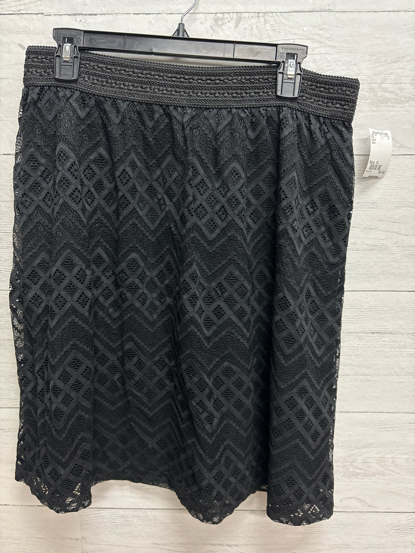 Size XL Joe B Black Skirt