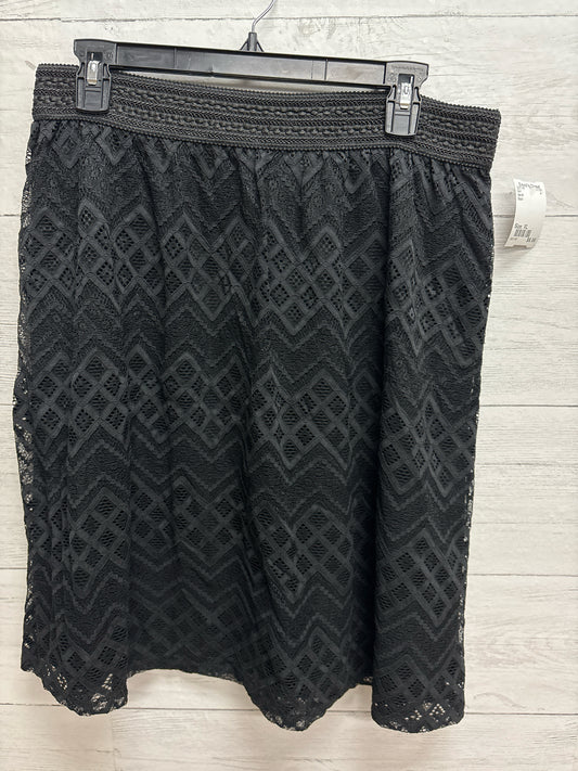 Size XL Joe B Black Skirt