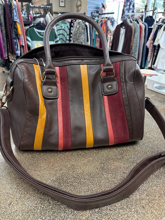 APT9 BROWN/ORANGE/RED Purse