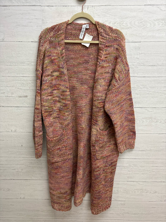 Size 1X Grace+Karma Pink Womens Cardigan