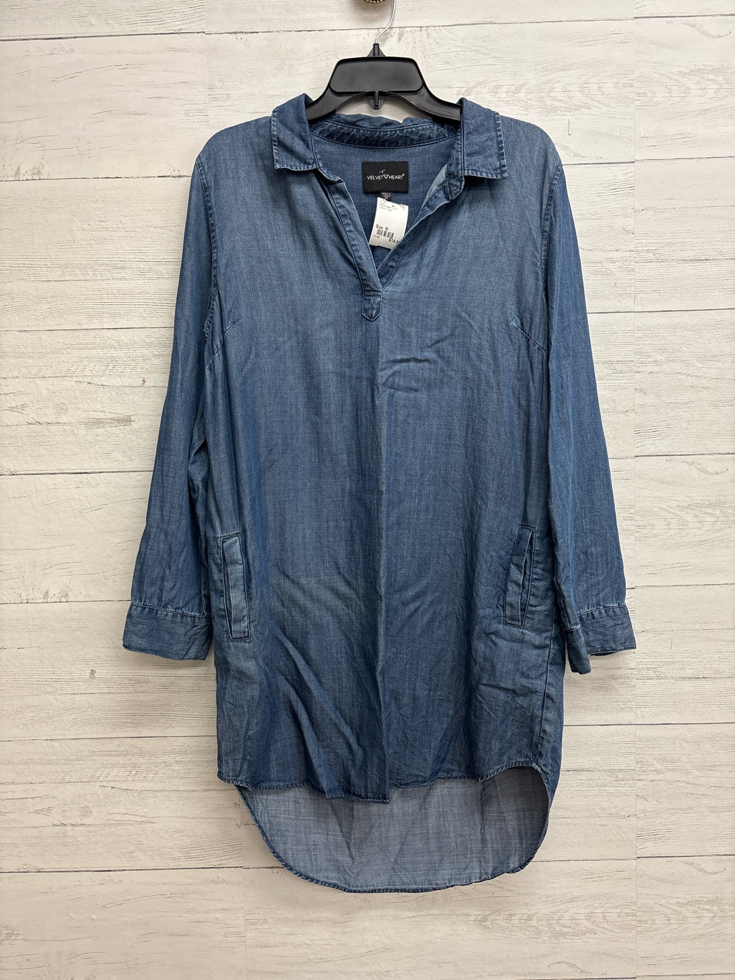 Size M Velvet Heart Denim Dress