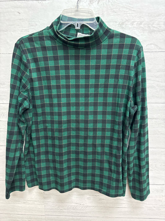 Size L Croft & Barrow green/black Womens Shirt