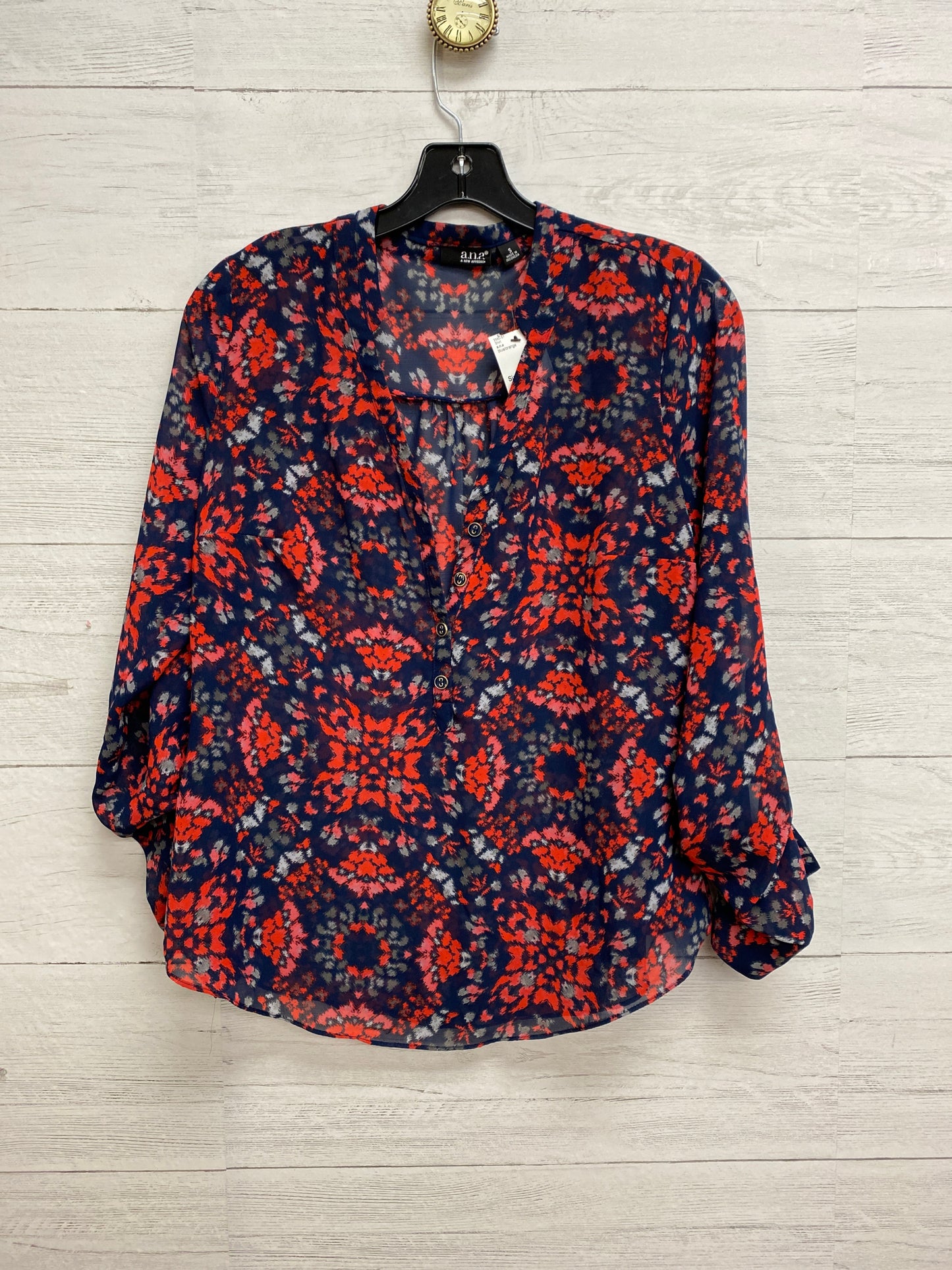 Size S a.n.a blue/orange Shirt