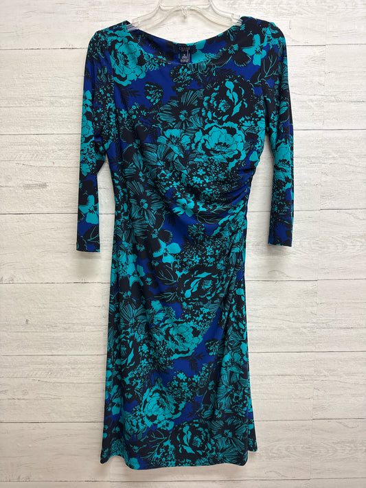 Size M CHAPS Blue/Green Dress