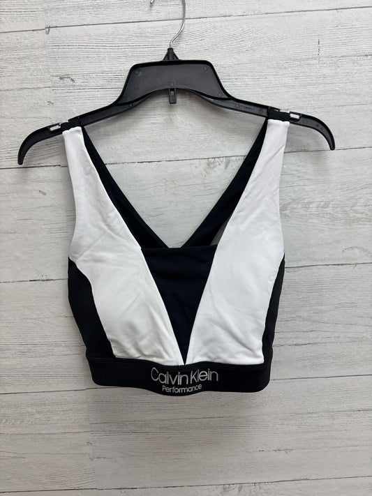 Size L Calvin Klein Black/White Bra