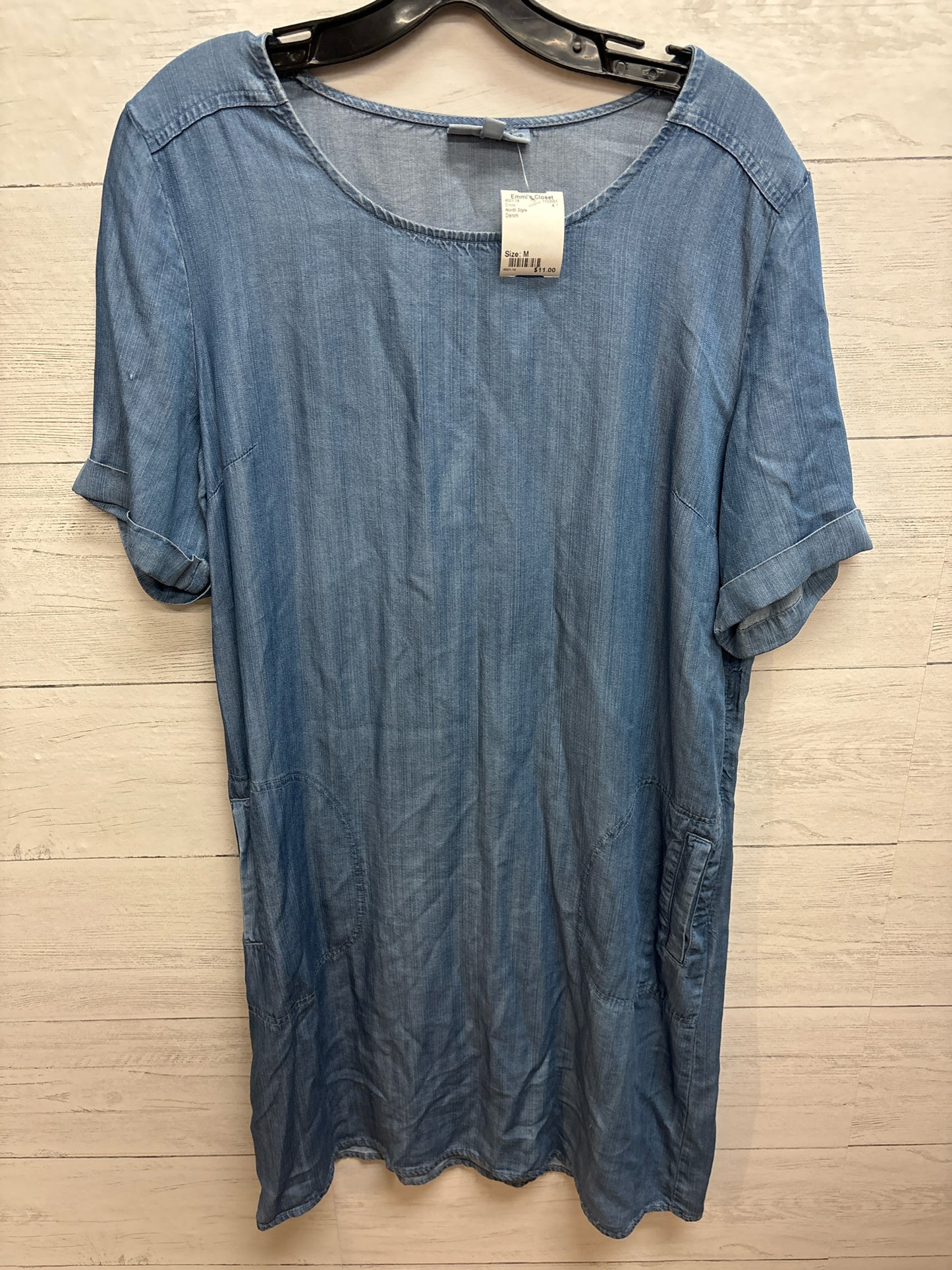 Size M North Style Denim Dress