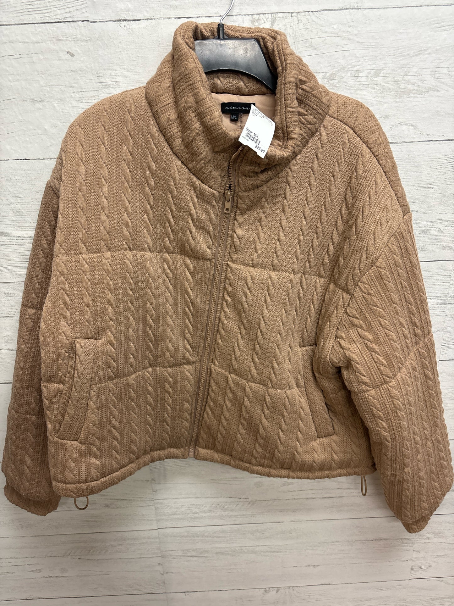 Size M/L Mimoa Tan Womens Coat