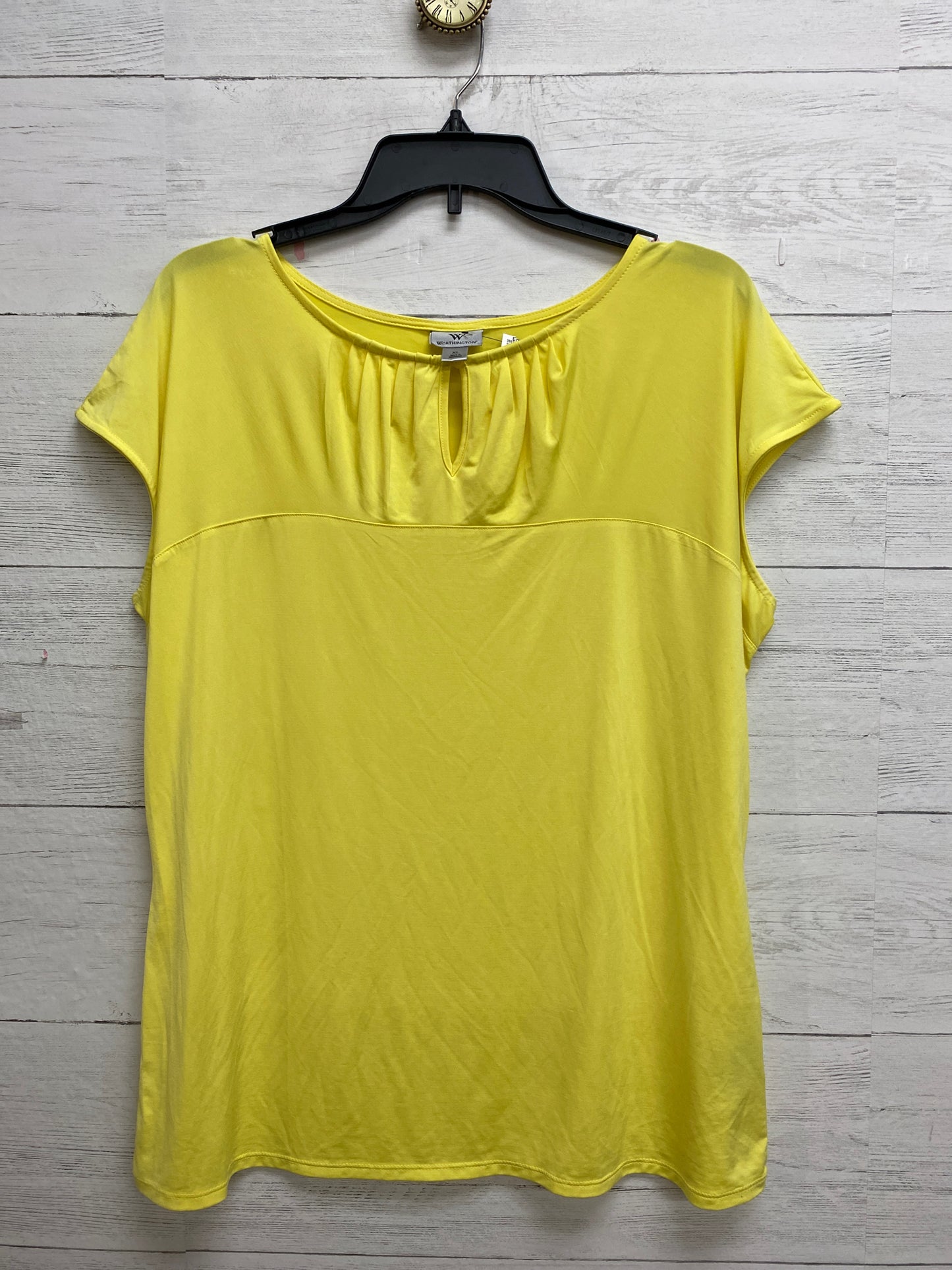 Size XL Worthington Yellow Shirt