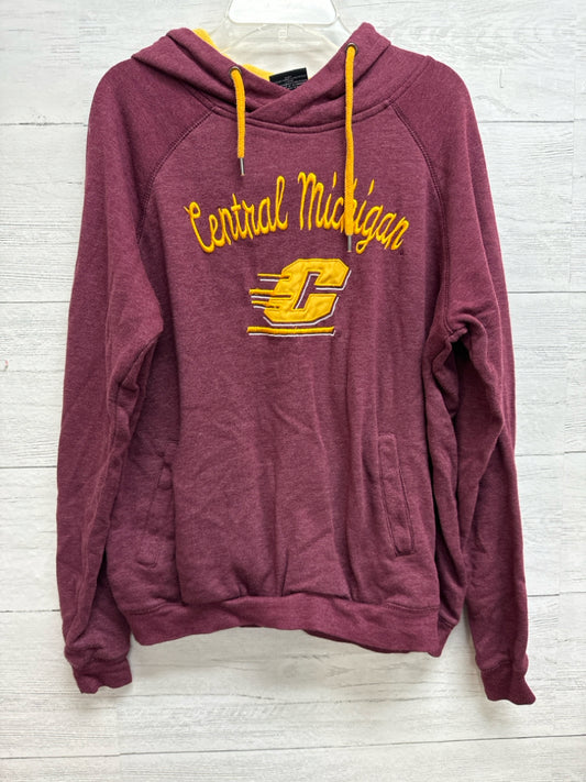 Size L Colosseum maroon SWEATSHIRT