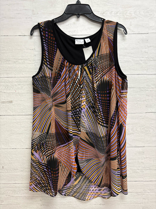 Size L Women with control black/orange Shirt