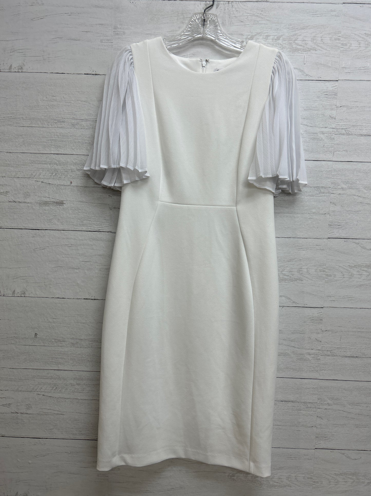 Size 8 Calvin Klein White Dress