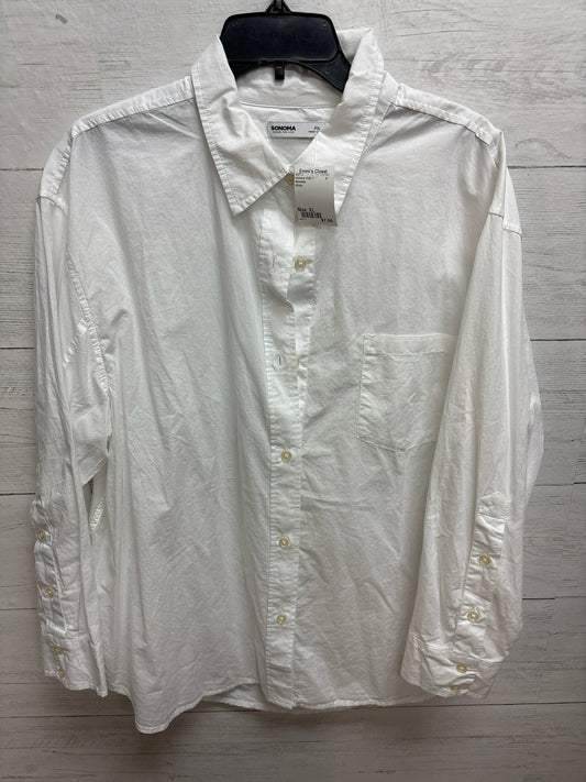 Size XL Sonoma White Womens Shirt
