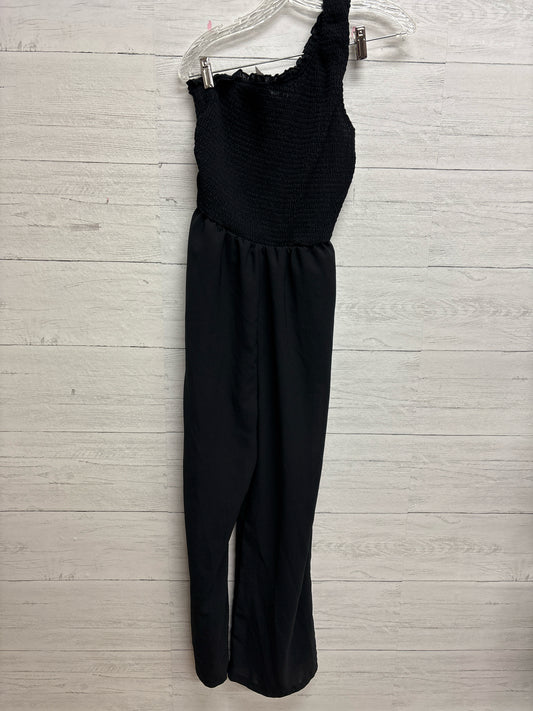 Size M Angashion Black Rompers