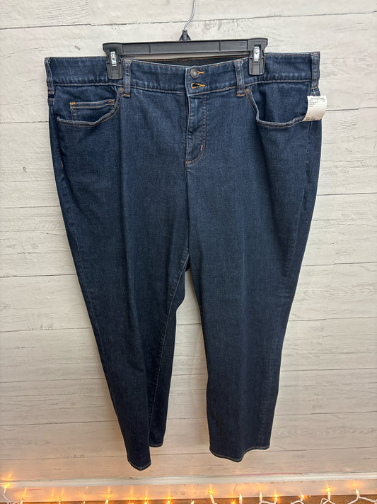 Size 22 lands end Denim Womens Jeans