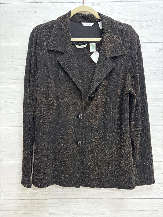 Size L Laura Ashley Black SHIRT/JACKET