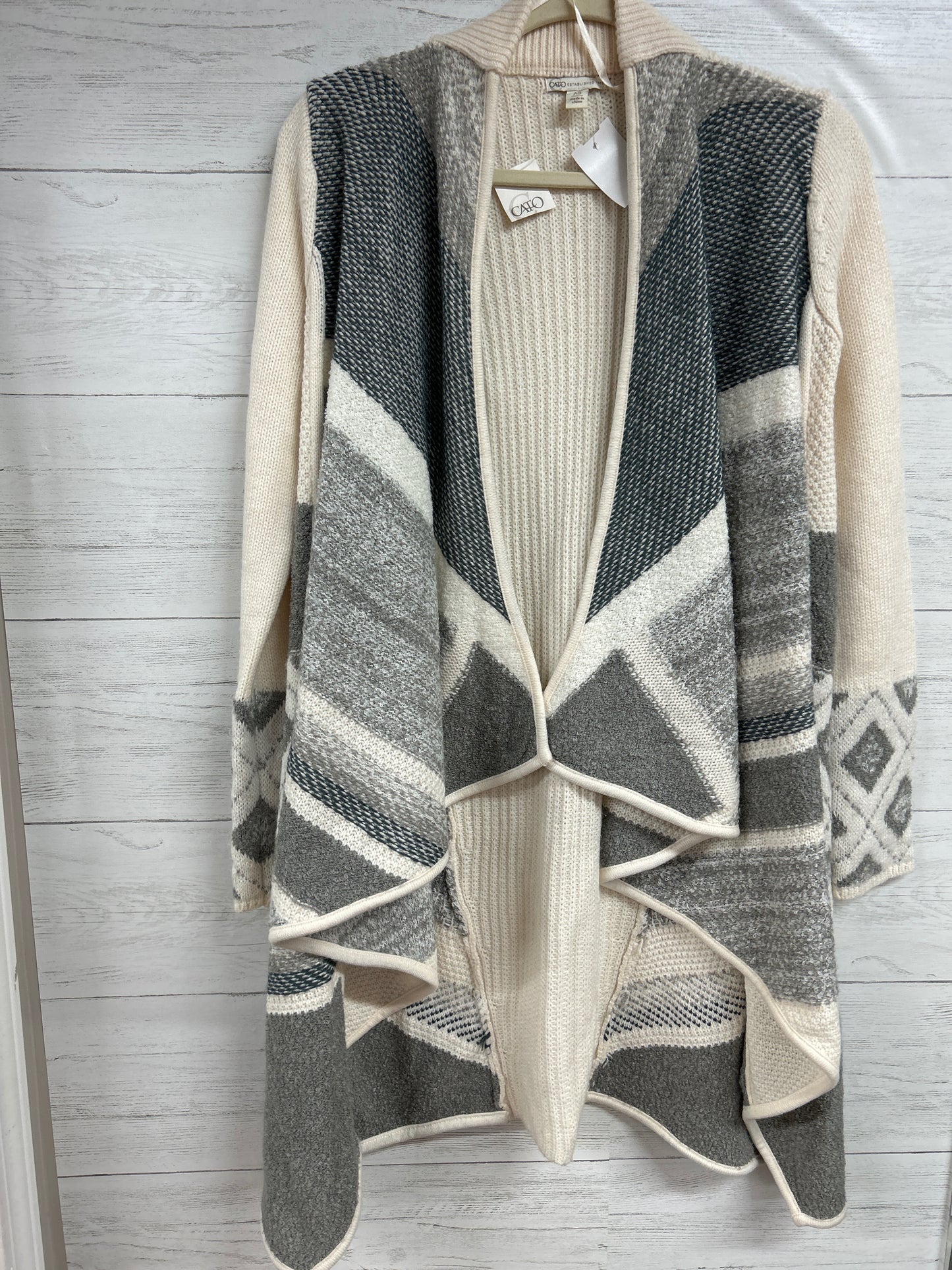 Size XS Cato Grey Cardigan