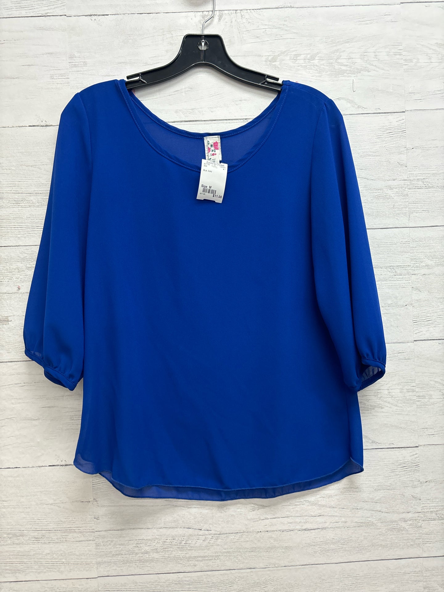 Size M Blue Shirt