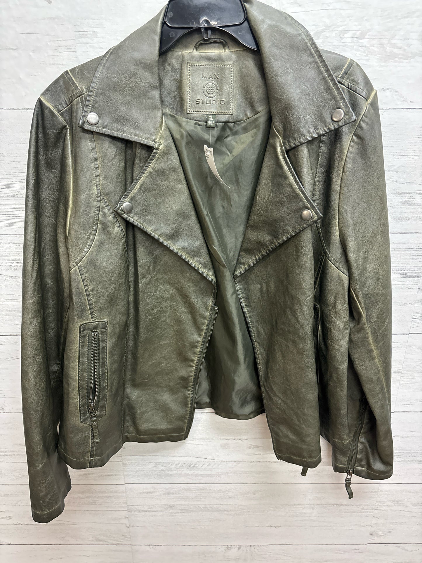 Size XL Max Studio Green Womens Jacket
