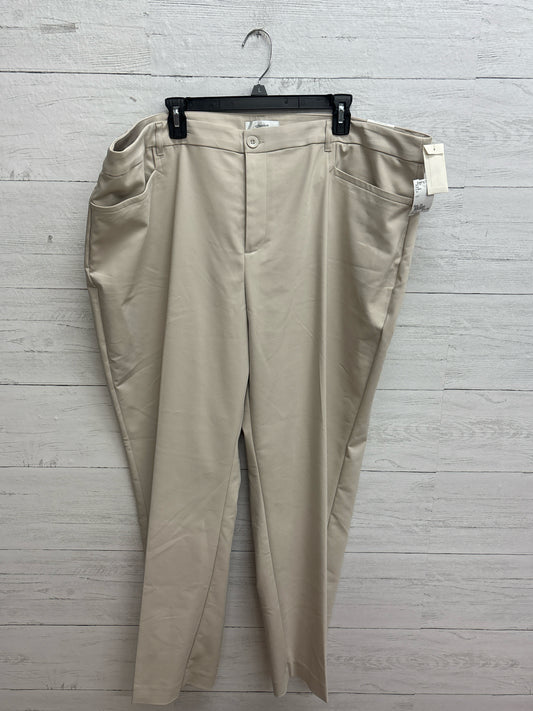 Size 24 CJ Banks Tan Pants