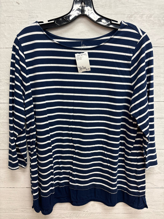 Size XL St johns bay Navy Womens Shirt