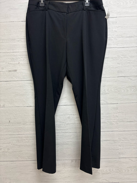 Size 16 SHORT Worthington Black Pants