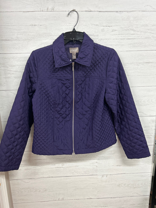 Size 0 Chico's Design Purple Jacket (Outdoor)