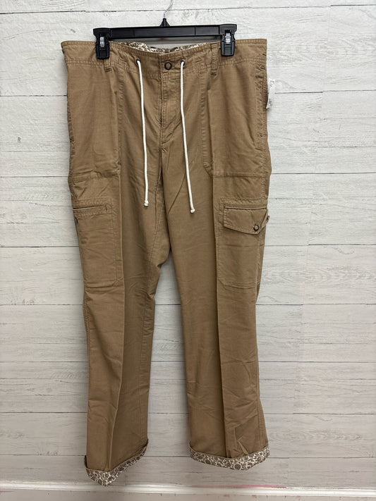 Size 14 Eddie Bauer Tan Womens Pants
