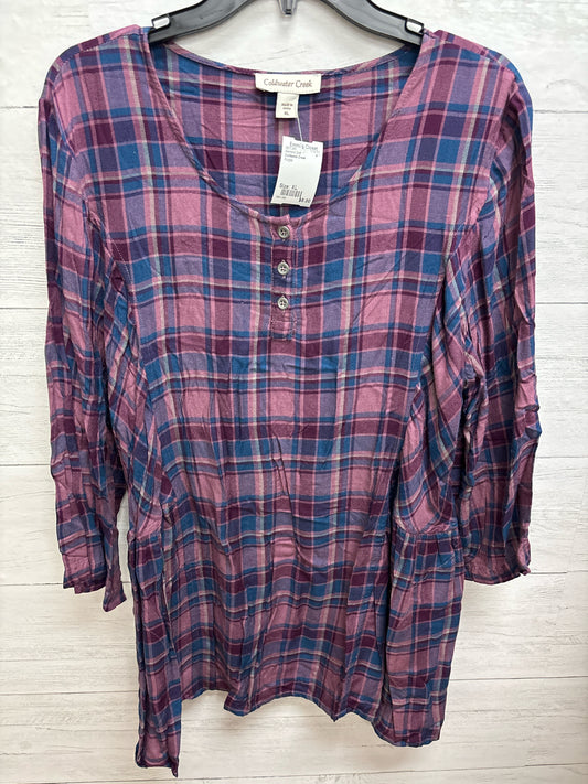Size XL Coldwater Creek Purple Womens Shirt