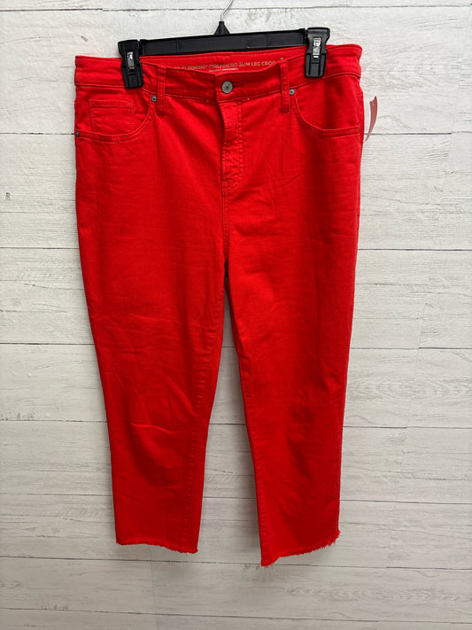 Size 10 Chico's Design Red Womens Pants