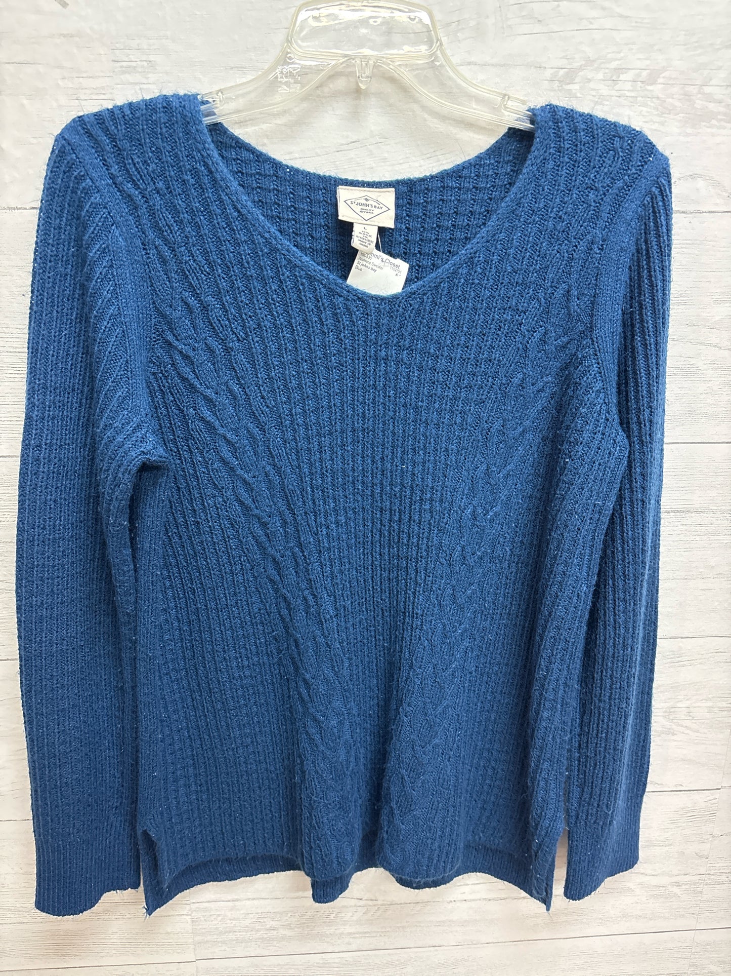 Size L St johns bay Blue Womens Sweater