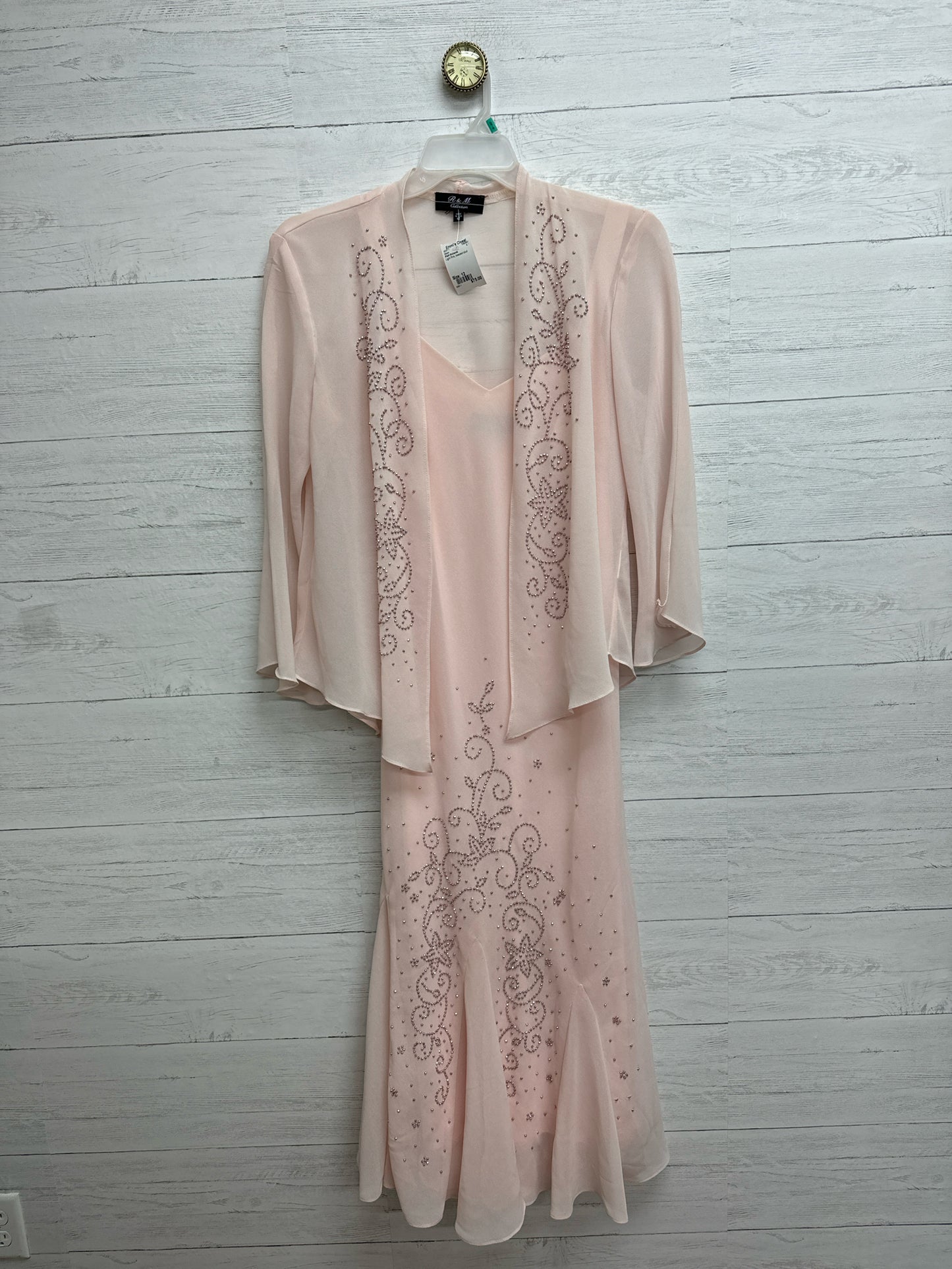 Size 12 R&M Richards Light Pink Gown