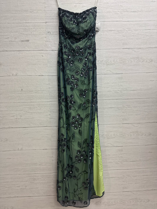Size XS Andretta Donatello Blue/Green Gown