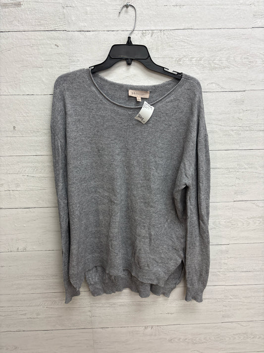 Size L Philosophy Grey Womens Sweater