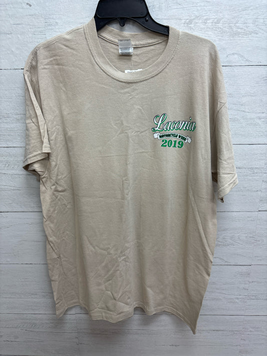 Size L Gildan Tan Mens Shirt