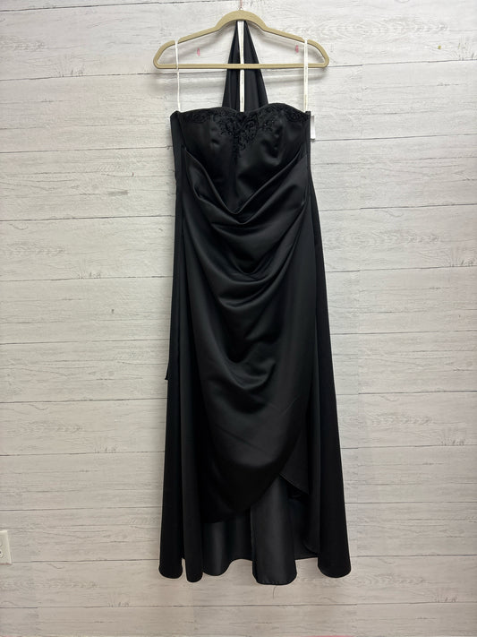 Size 18 Davids Bridal Black Gown