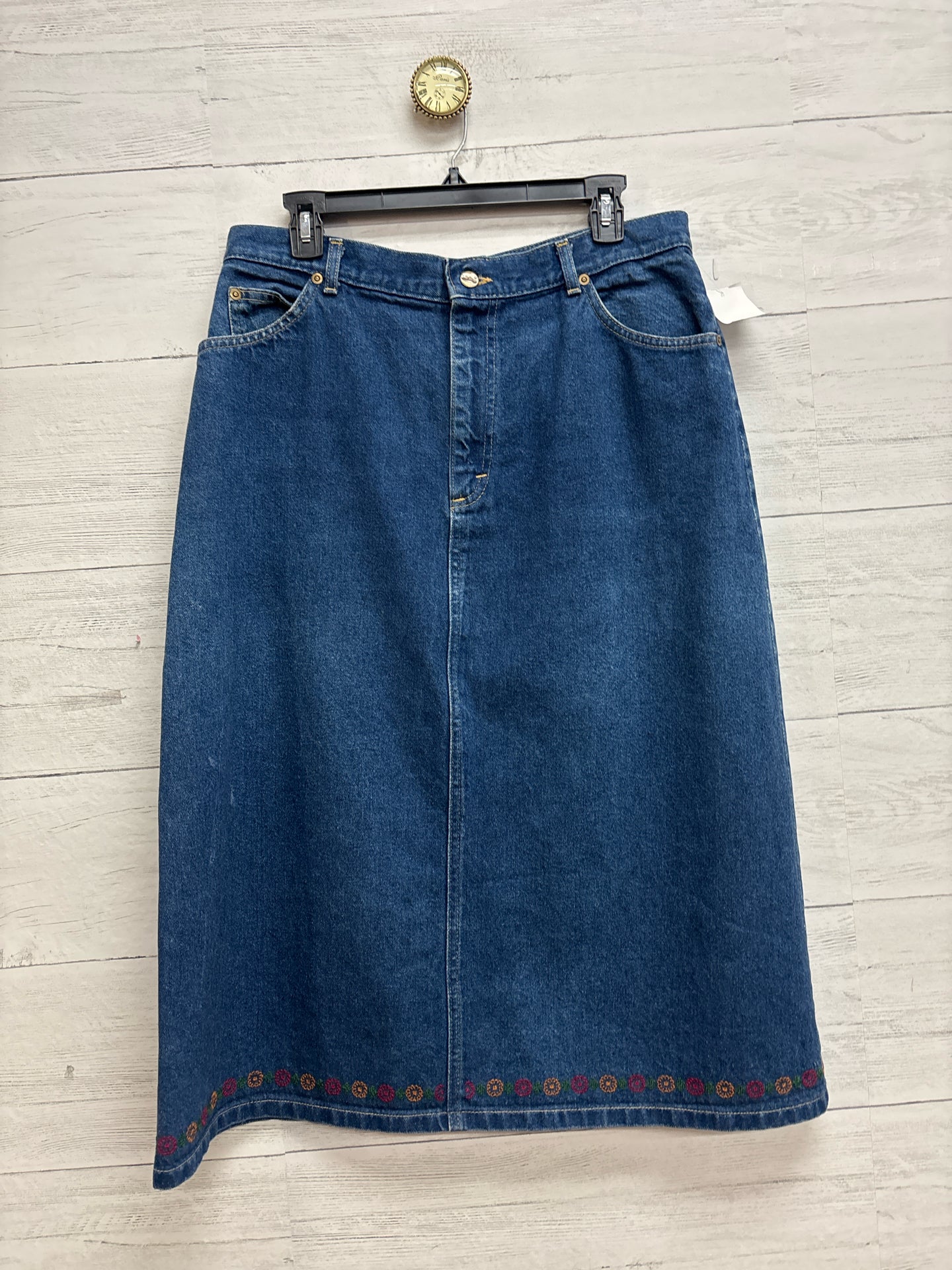 Size 16 LL Bean Denim Skirt