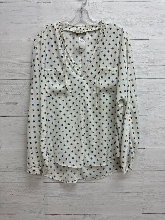 Size L Abercrombie & Fitch White Shirt