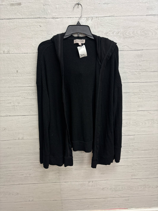 Size L Philosophy Black Womens Cardigan