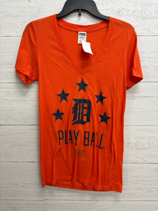 Size L VICTORIA SECRET Orange Womens Shirt
