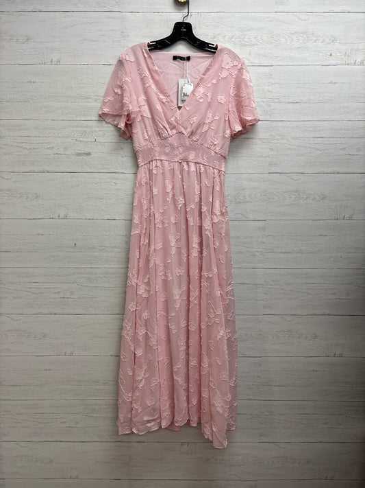 Size L Simple Pink Dress